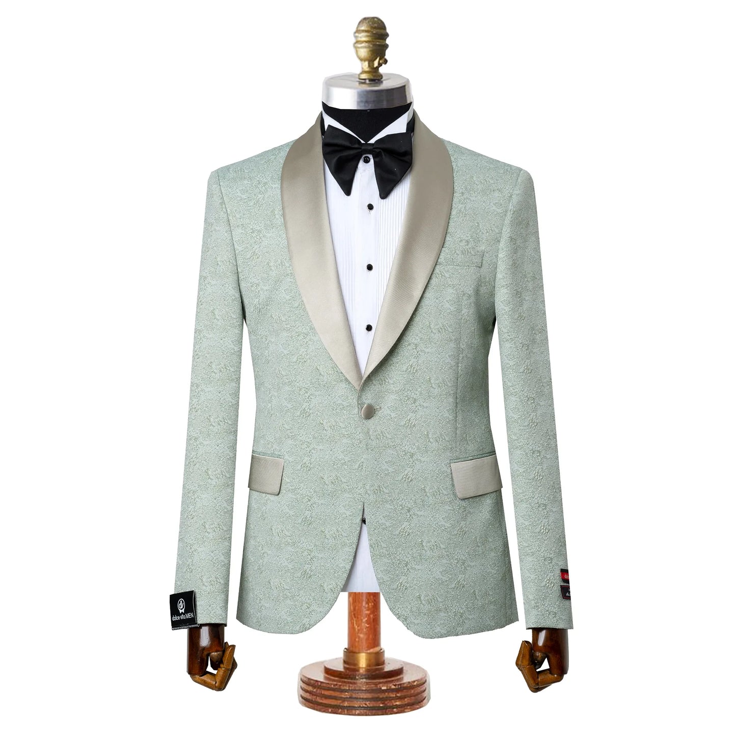 Cedric | Mint Splash Tailored-Fit Jacket