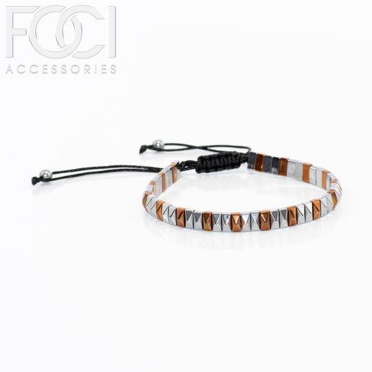 Unisex Rectangle Beaded Bracelet