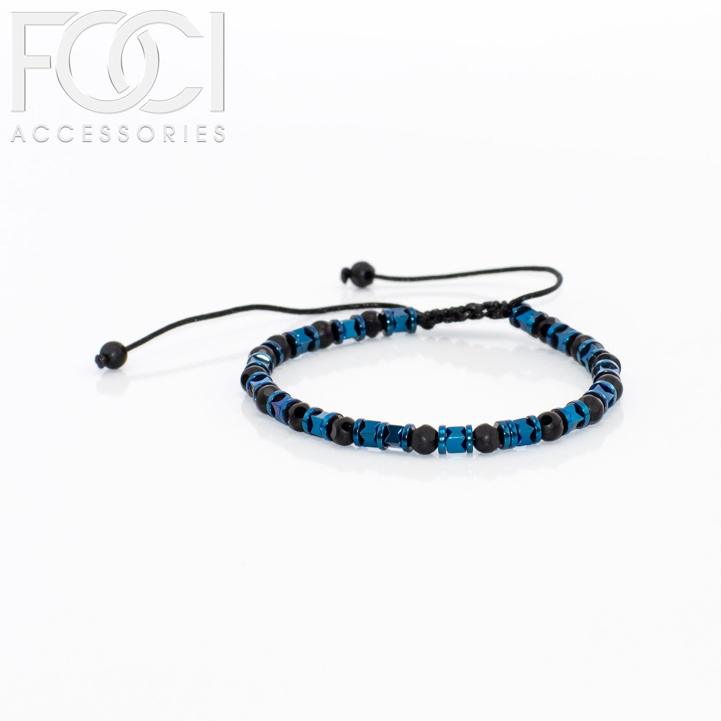 Unisex Triple Spaced Beaded Bracelet