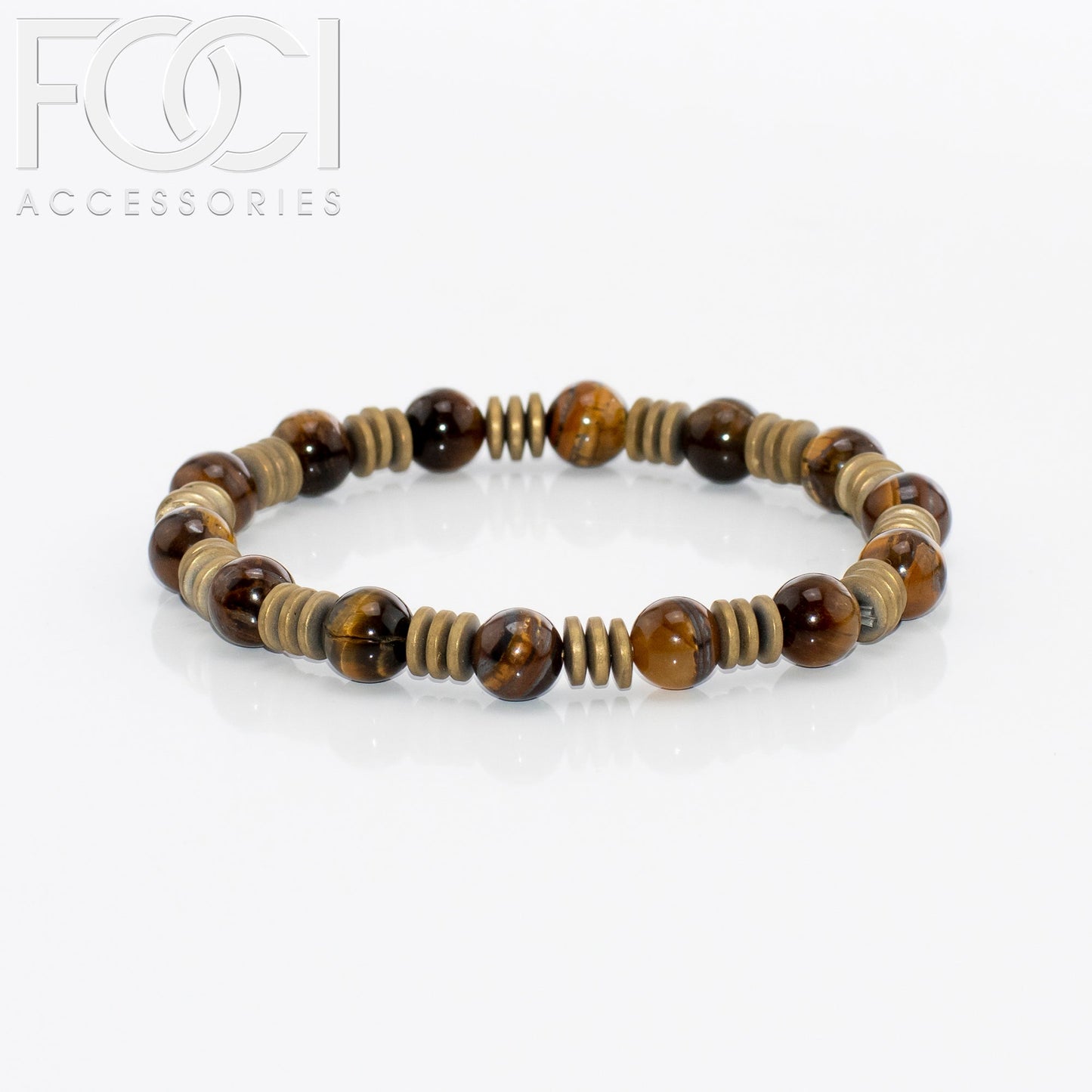 Unisex Triple Metal Beaded Spaced Bracelet