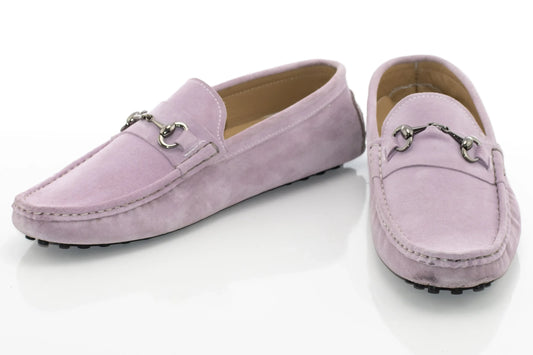 Men's Lilac Moc-Toe Bit Loafer Dress Shoe