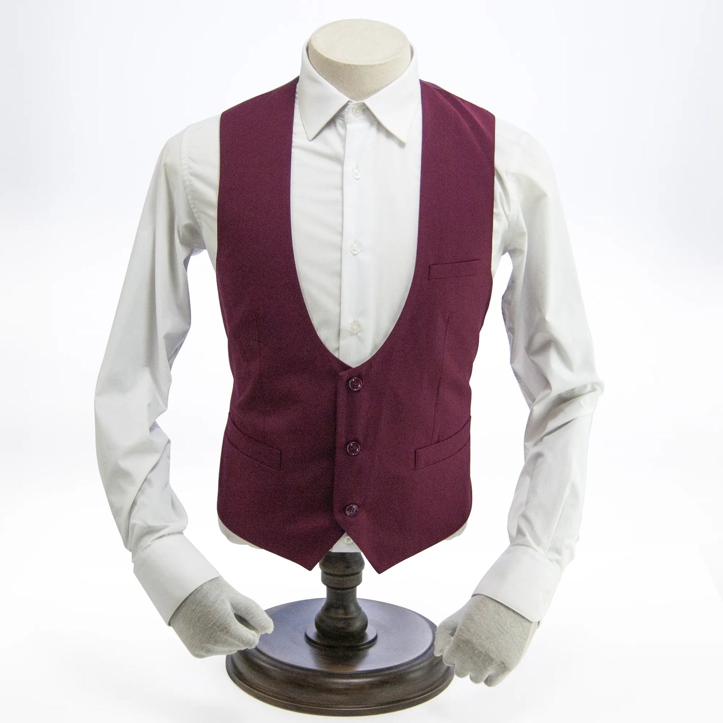 Formal Burgundy Vest