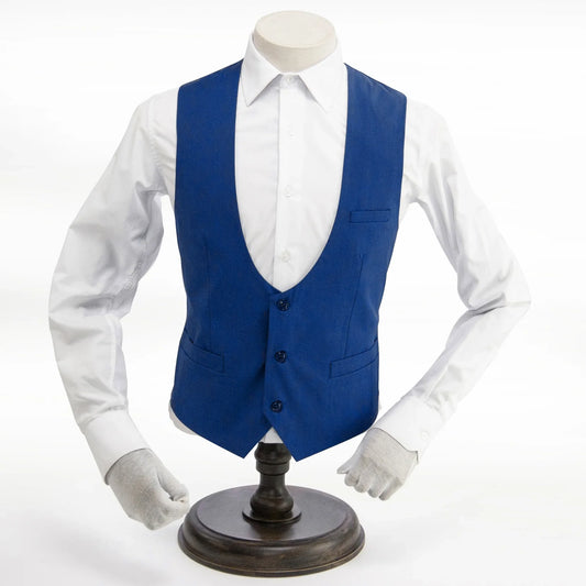 Formal French Blue Vest