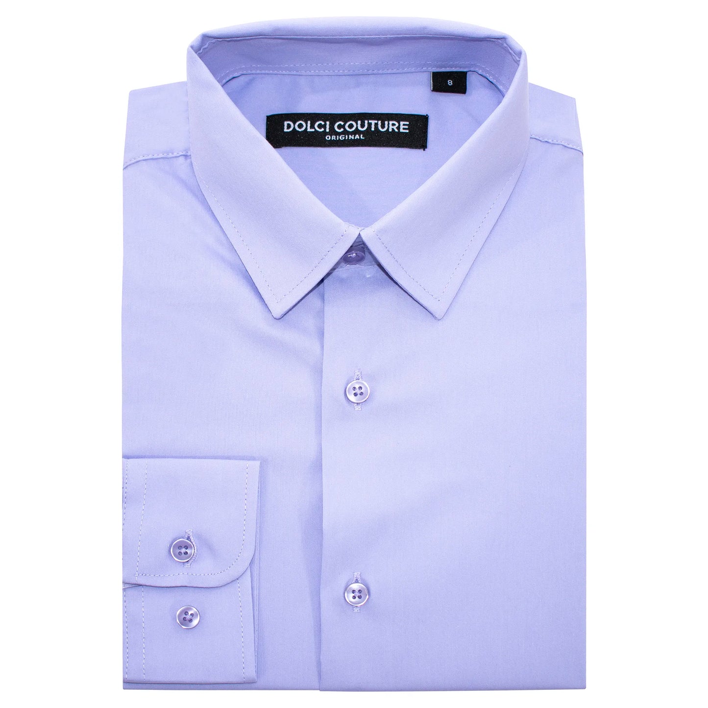 Lavender Stretch Kids Dress Shirt