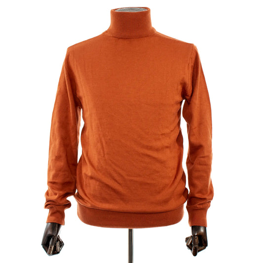 Rust Long Sleeve Turtleneck