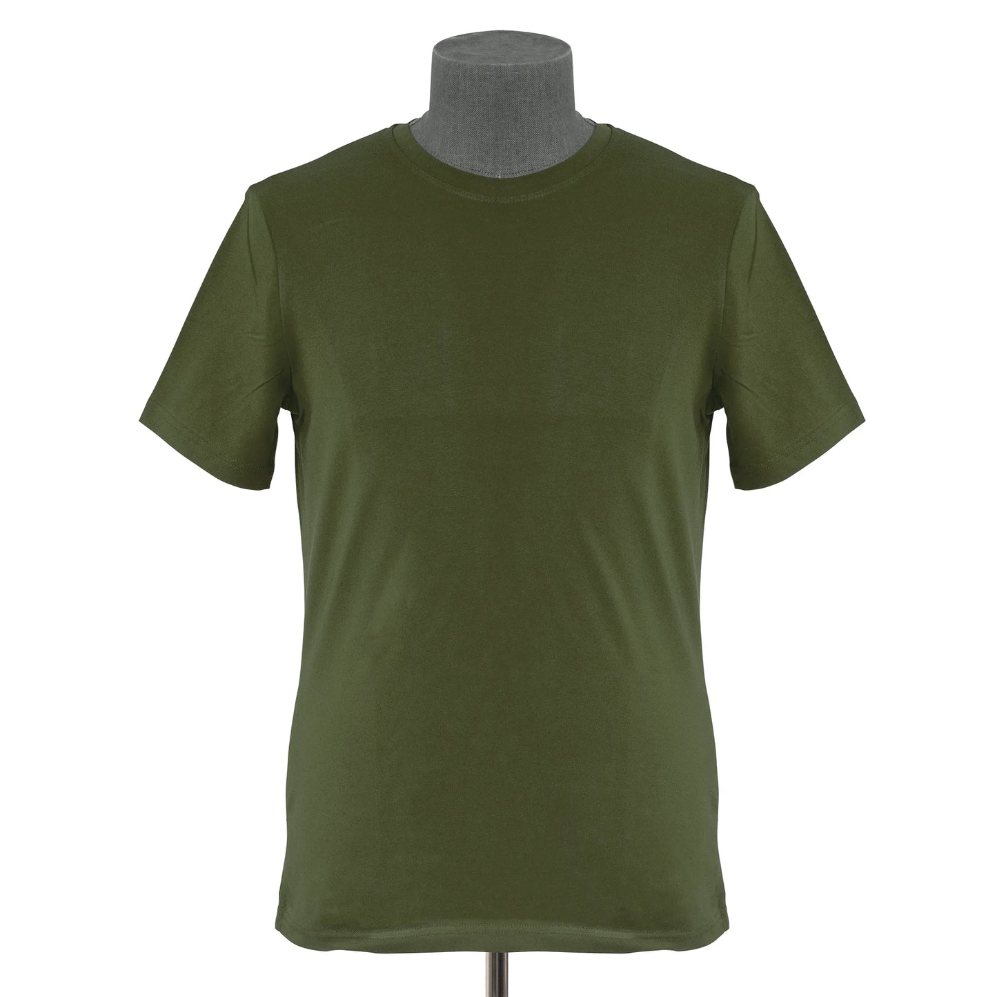 Army Green Crew Neck Shirt