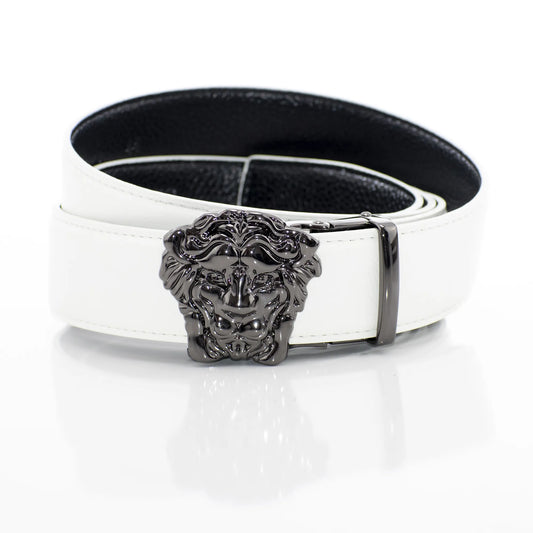 Men's Gunmetal Black Lion Belt Buckle