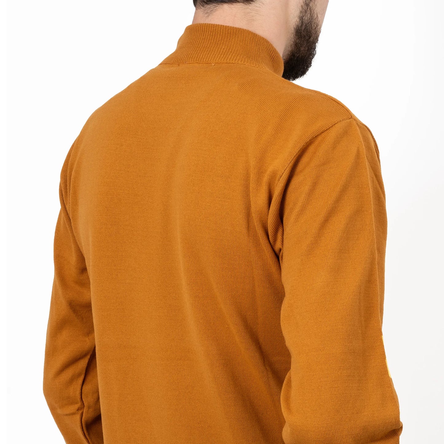 Camel Long Sleeve Mock Turtleneck