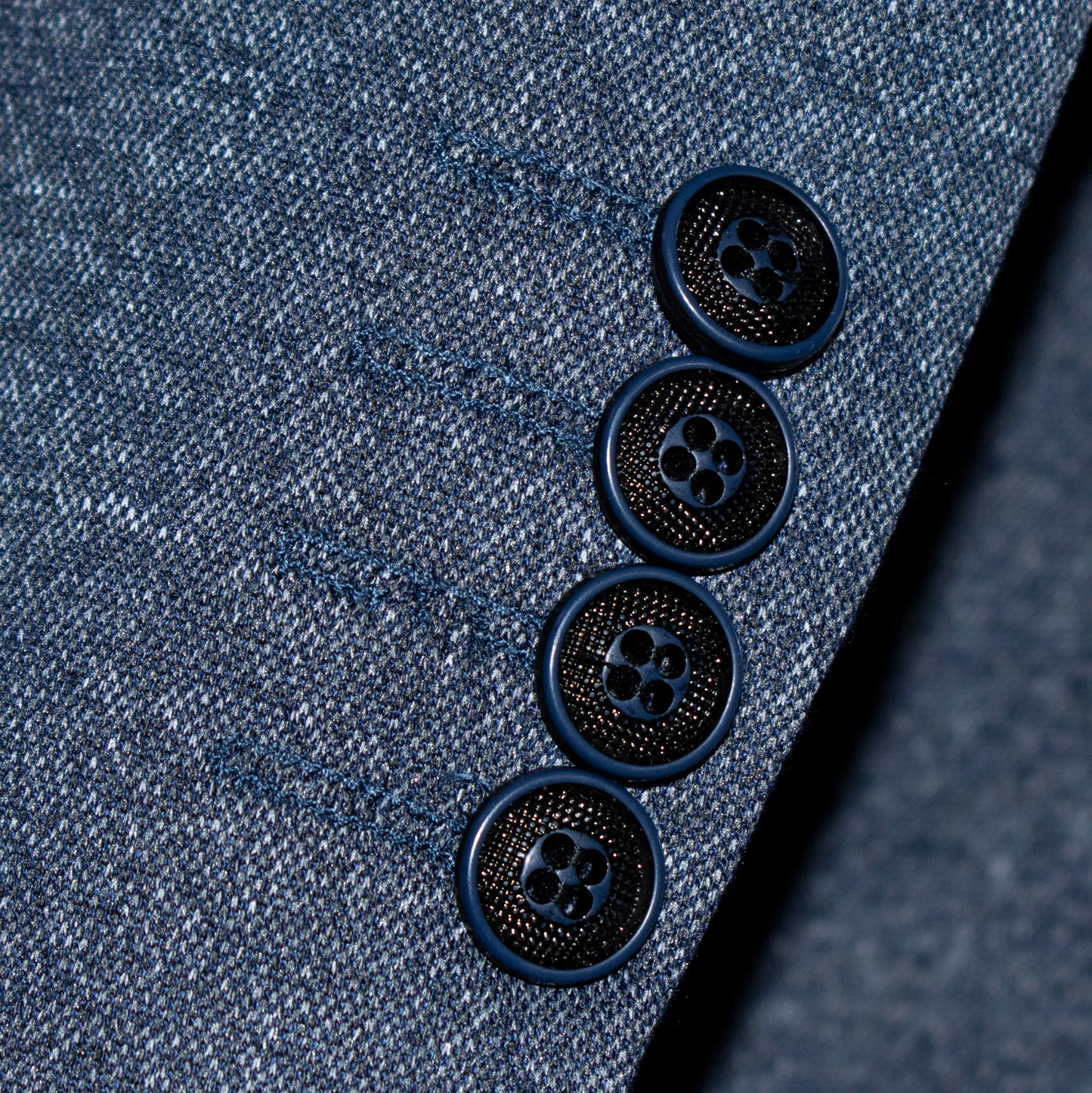 Pierce | Midnight Blue 3-Piece Slim-Fit Suit