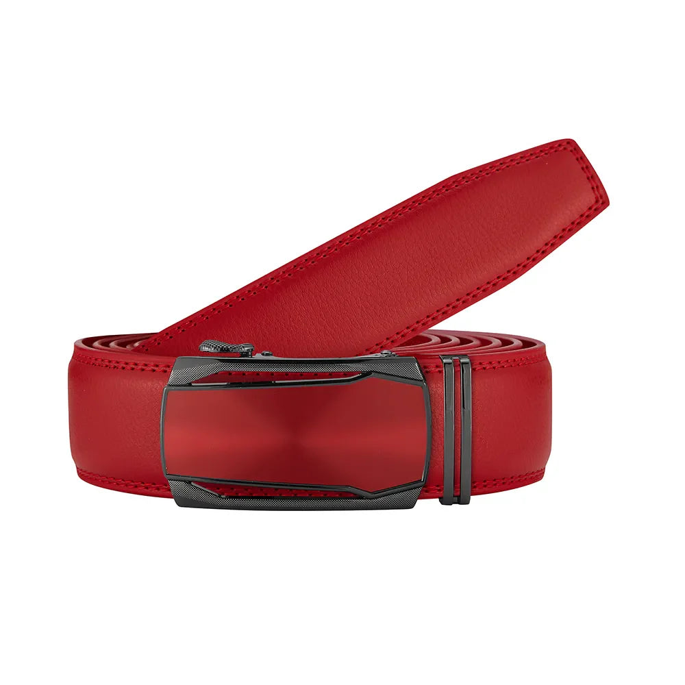 Red Carbon Fiber Contoured Belt Buckle