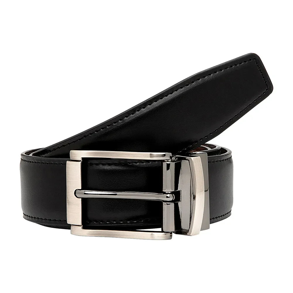 Black & Brown Reversible Pin-Buckle Belt