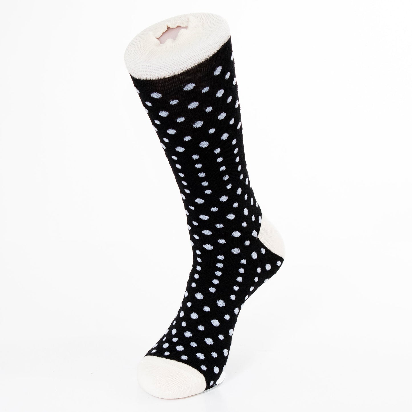 Black Polka Dot Socks